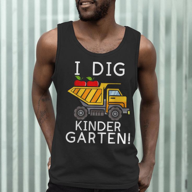 I Dig Kindergarten Student Teacher Construction First Day Men Tank Top, novelty gifts, funny gifts