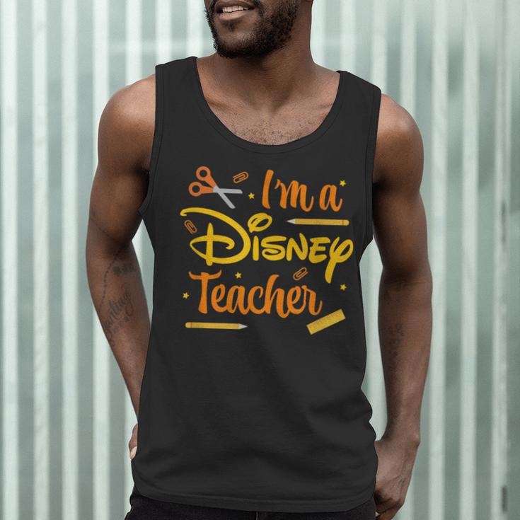 Disney Back To School I'm A Disney Teacher Crafty Logo Men Tank Top, novelty gifts, funny gifts Disney Back To School I'm A Disney Teacher Crafty Logo Men Tank Top, novelty gifts, funny gifts