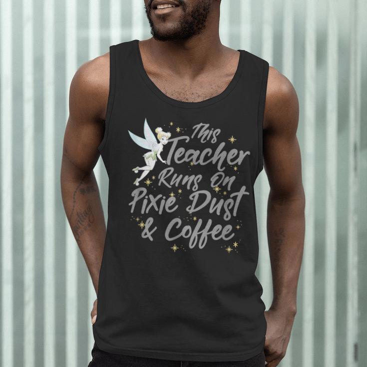 Disney Peter Pan Tinkerbell Teacher Pixie Dust And Coffee Men Tank Top, novelty gifts, funny gifts Disney Peter Pan Tinkerbell Teacher Pixie Dust And Coffee Men Tank Top, novelty gifts, funny gifts
