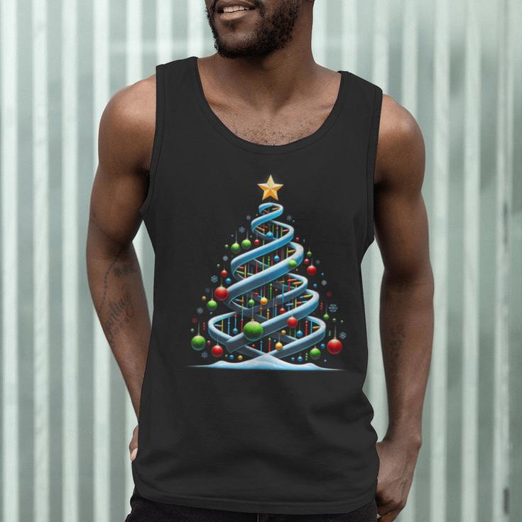DNA Helix Christmas Tree Scientist Biology Science Teacher Men Tank Top, novelty gifts, funny gifts DNA Helix Christmas Tree Scientist Biology Science Teacher Men Tank Top, novelty gifts, funny gifts