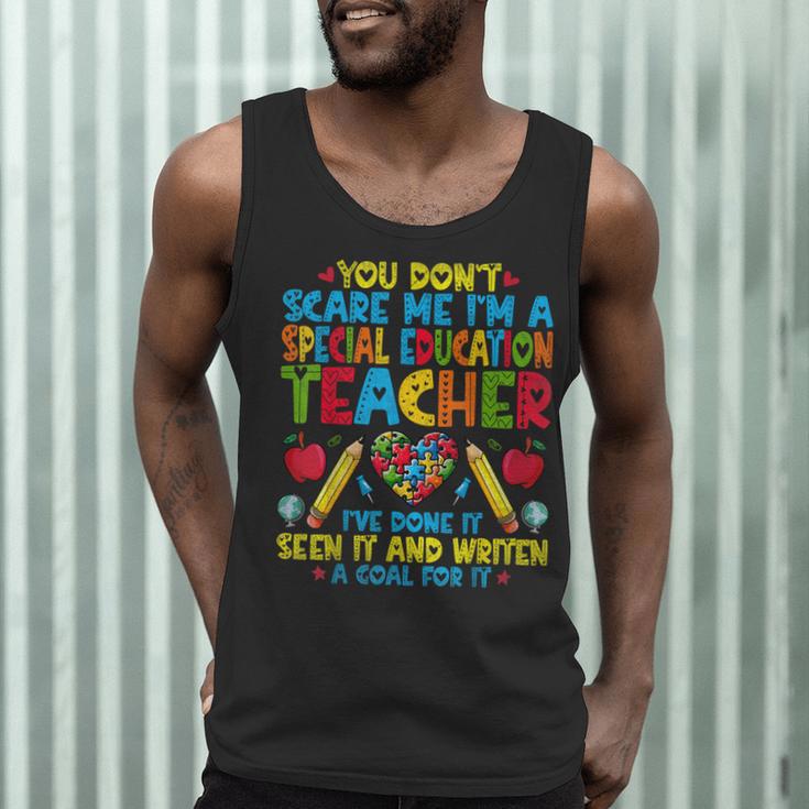 You Don't Scare Me I'm A Special Education Teacher SPED Men Tank Top, novelty gifts, funny gifts You Don't Scare Me I'm A Special Education Teacher SPED Men Tank Top, novelty gifts, funny gifts
