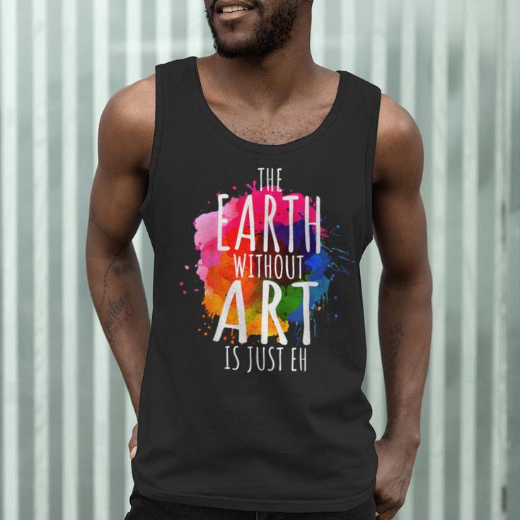 Earth Without Art Is Just Eh Painting Artist Pun Art Teacher Men Tank Top, novelty gifts, funny gifts Earth Without Art Is Just Eh Painting Artist Pun Art Teacher Men Tank Top, novelty gifts, funny gifts
