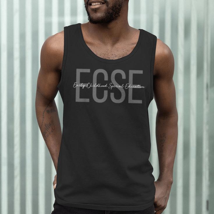 ECSE Early Childhood Teacher Special Education Men Tank Top, novelty gifts, funny gifts ECSE Early Childhood Teacher Special Education Men Tank Top, novelty gifts, funny gifts