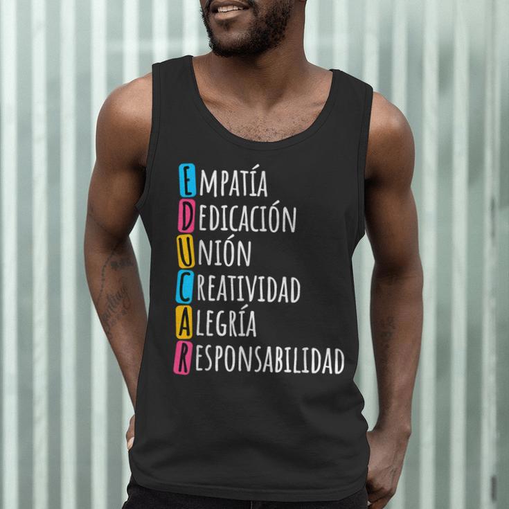 Educar Bilingual Spanish Teacher Men Tank Top, novelty gifts, funny gifts