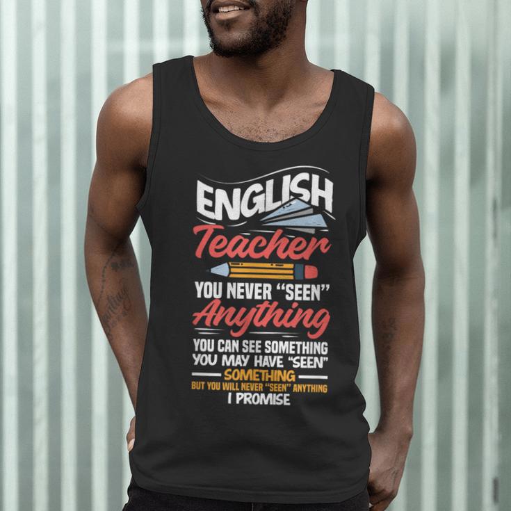 English Teacher Men Tank Top, novelty gifts, funny gifts