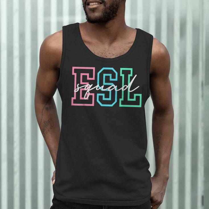 ESL Squad Teacher English As A Second Language Men Tank Top, novelty gifts, funny gifts
