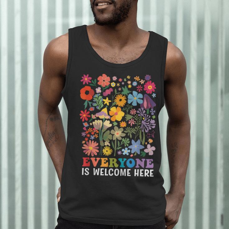 Everyone Is Welcome Here Tshirt Idaho Teacher Support Retro Men Tank Top, novelty gifts, funny gifts