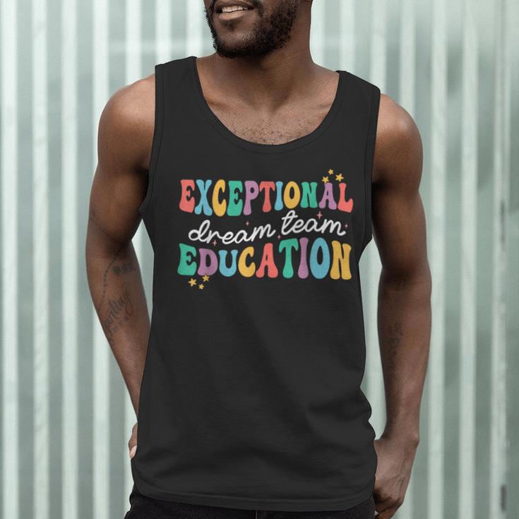 Exceptional Education Dream Team SPED ESE Teacher Autism Men Tank Top, novelty gifts, funny gifts Exceptional Education Dream Team SPED ESE Teacher Autism Men Tank Top, novelty gifts, funny gifts