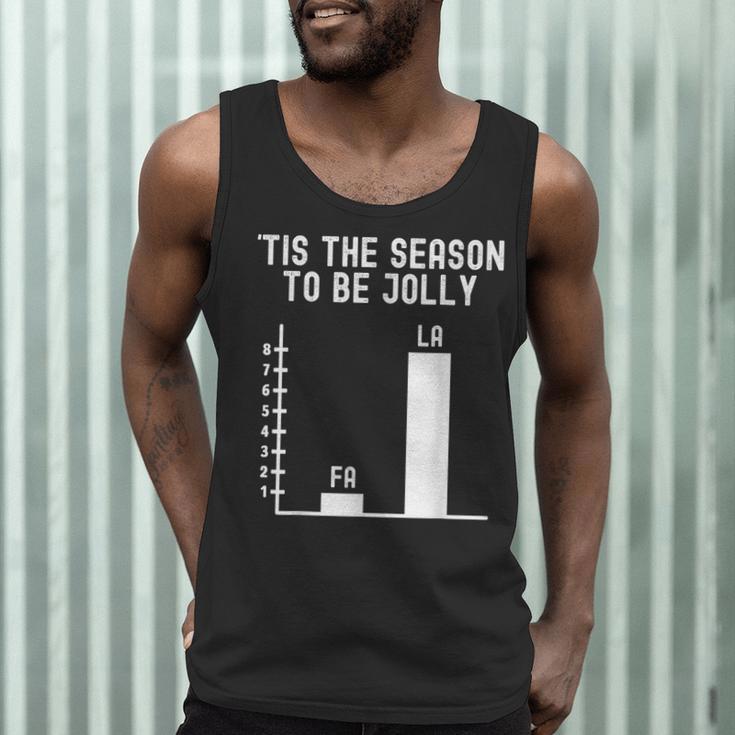 Fa La 8 Math Pun Math Teacher Christmas Men Tank Top, novelty gifts, funny gifts