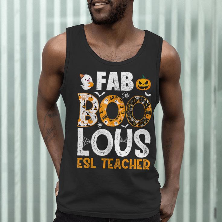 Faboolous ESL ESOL Teacher Spooky Teacher Halloween Costume For Men Women Men Tank Top, novelty gifts, funny gifts Faboolous ESL ESOL Teacher Spooky Teacher Halloween Costume For Men Women Men Tank Top, novelty gifts, funny gifts
