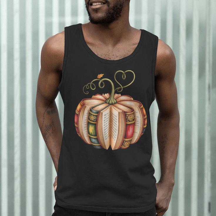 Fall Book Pumpkin Fall Librarians Bookworm Teachers Students Men Tank Top, novelty gifts, funny gifts Fall Book Pumpkin Fall Librarians Bookworm Teachers Students Men Tank Top, novelty gifts, funny gifts