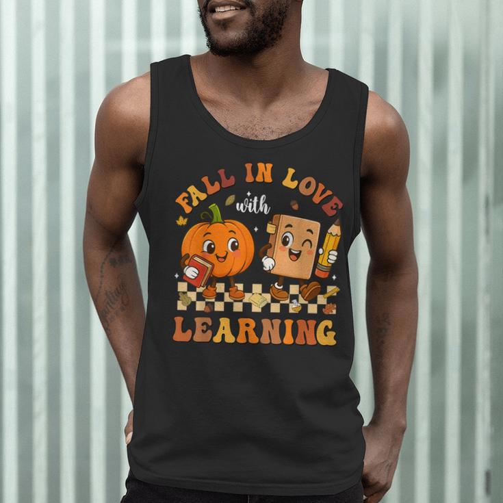Fall In Love With Reading Book Autumn Pumpkins And Teachers Men Tank Top, novelty gifts, funny gifts Fall In Love With Reading Book Autumn Pumpkins And Teachers Men Tank Top, novelty gifts, funny gifts