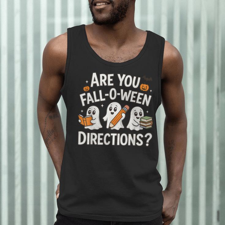 Are You Fall O Ween Directions Halloween Teacher Ghosts Men Tank Top, novelty gifts, funny gifts Are You Fall O Ween Directions Halloween Teacher Ghosts Men Tank Top, novelty gifts, funny gifts
