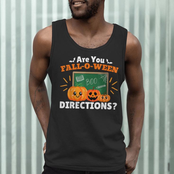 Are You Fall O Ween Directions Halloween Teacher Retro Men Tank Top, novelty gifts, funny gifts Are You Fall O Ween Directions Halloween Teacher Retro Men Tank Top, novelty gifts, funny gifts