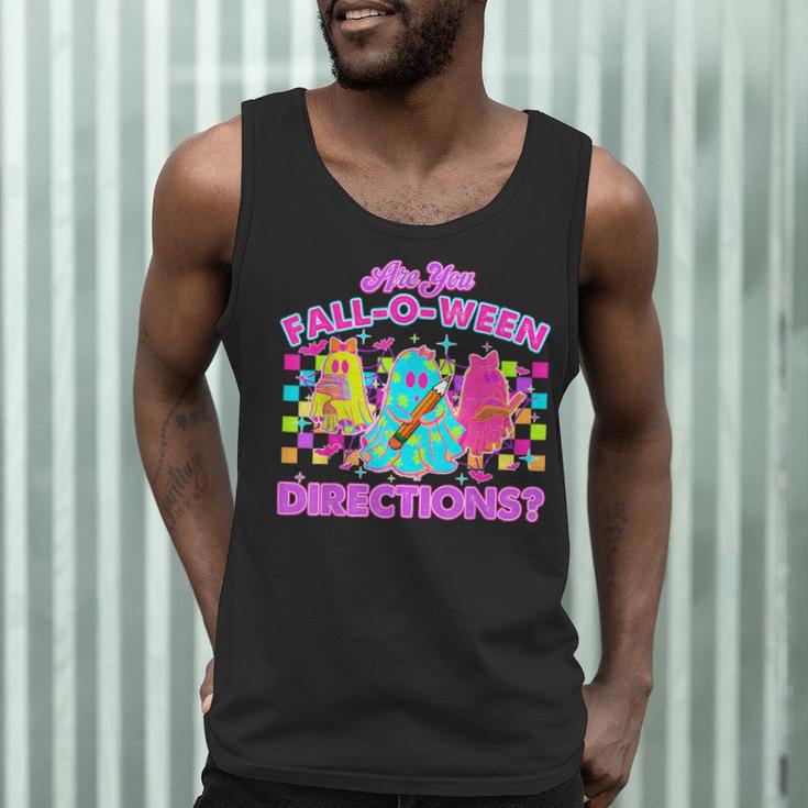 Are You Fall-O-Ween Directions Teacher Ghost Halloween Men Tank Top, novelty gifts, funny gifts Are You Fall-O-Ween Directions Teacher Ghost Halloween Men Tank Top, novelty gifts, funny gifts