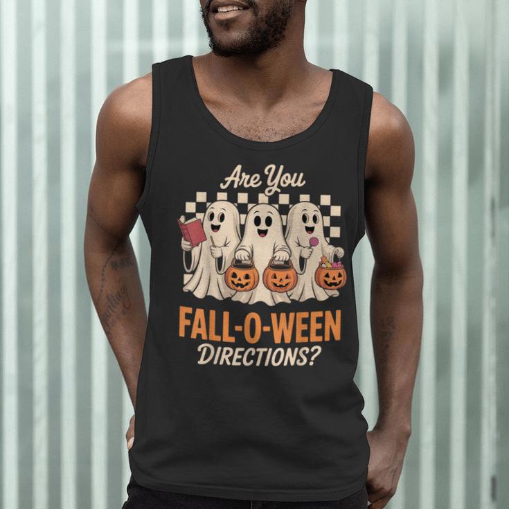 Are You Fall O Ween Directions Teacher Halloween Boo Ghost Men Tank Top, novelty gifts, funny gifts Are You Fall O Ween Directions Teacher Halloween Boo Ghost Men Tank Top, novelty gifts, funny gifts