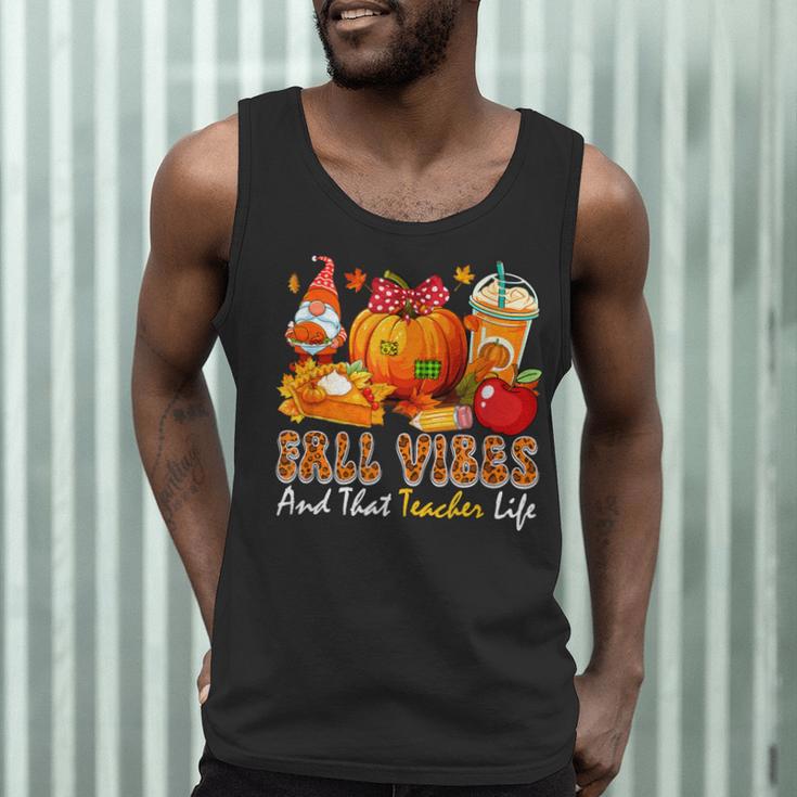 Fall Vibes Costume Teacher Thanksgiving Leopard Gnome Men Tank Top, novelty gifts, funny gifts Fall Vibes Costume Teacher Thanksgiving Leopard Gnome Men Tank Top, novelty gifts, funny gifts