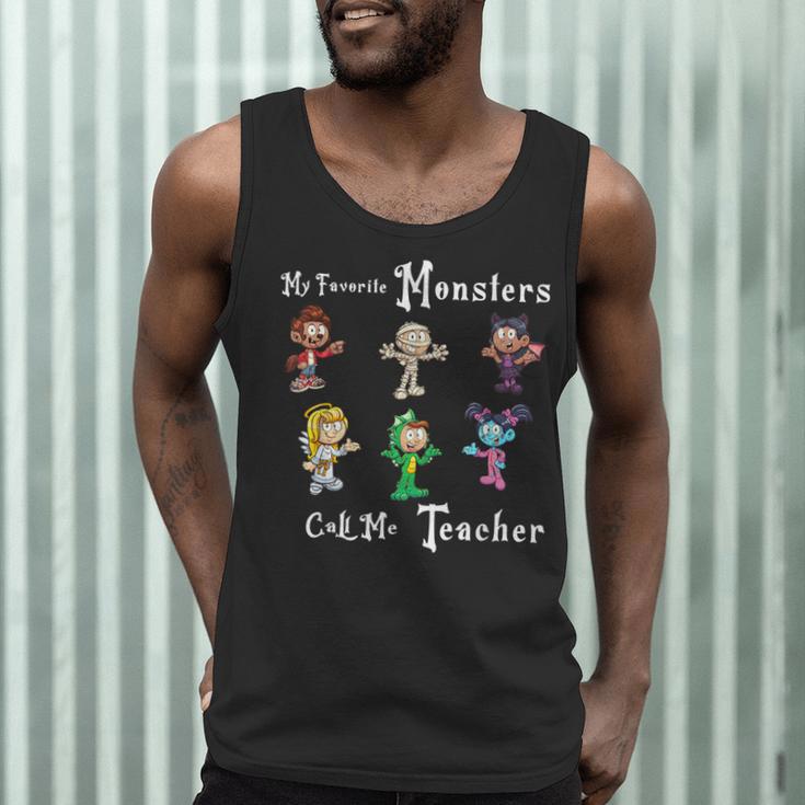 My Favorite Monsters Call Me Teacher Thank Mummy Vampire Bat Men Tank Top, novelty gifts, funny gifts My Favorite Monsters Call Me Teacher Thank Mummy Vampire Bat Men Tank Top, novelty gifts, funny gifts