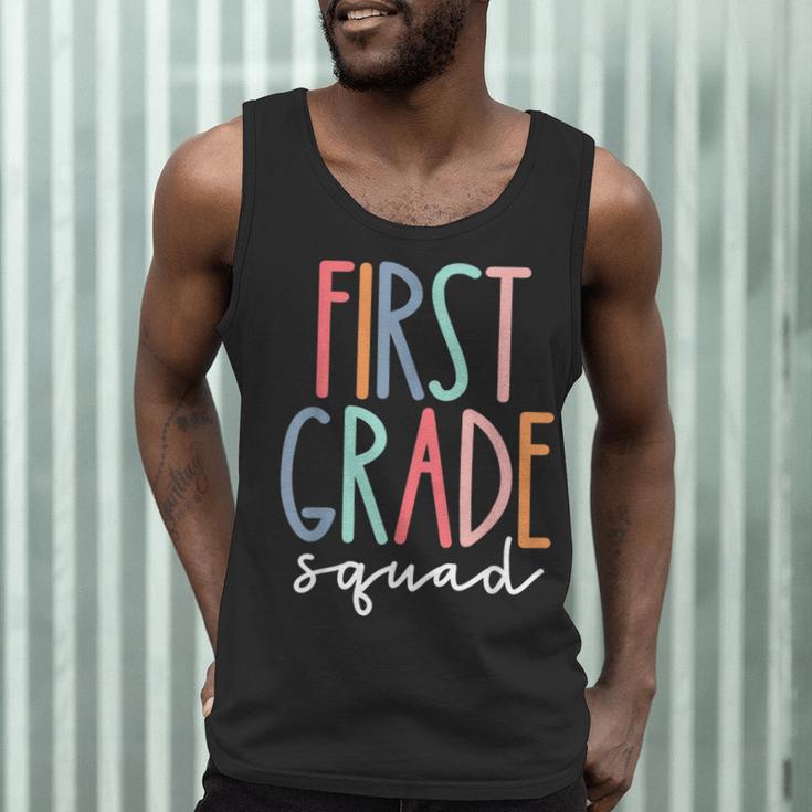 First Grade Squad 1st Grade Teacher Crew Back To School Team Men Tank Top, novelty gifts, funny gifts First Grade Squad 1st Grade Teacher Crew Back To School Team Men Tank Top, novelty gifts, funny gifts