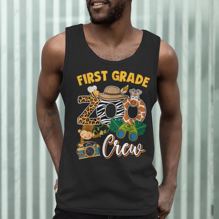 First Grade Zoo Field Trip Squad Matching Teacher Students Men Tank Top, novelty gifts, funny gifts