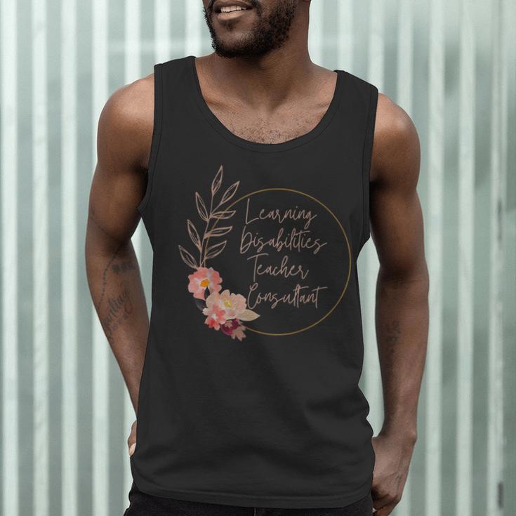 Floral Learning Disabilities Teacher Consultant SPED Teacher Men Tank Top, novelty gifts, funny gifts Floral Learning Disabilities Teacher Consultant SPED Teacher Men Tank Top, novelty gifts, funny gifts
