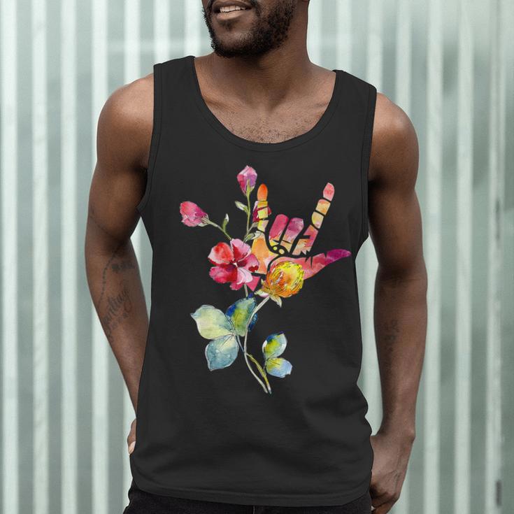 Flower American Sign Language ASL Teacher Teaching Deaf Men Tank Top, novelty gifts, funny gifts Flower American Sign Language ASL Teacher Teaching Deaf Men Tank Top, novelty gifts, funny gifts