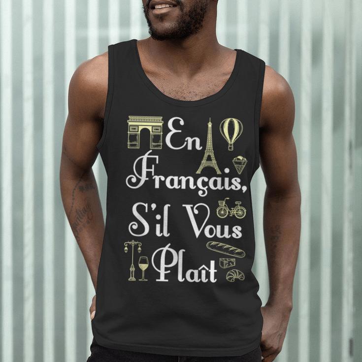 French Teacher En Francais S'Il Vous Plait End Of Year Men Tank Top, novelty gifts, funny gifts French Teacher En Francais S'Il Vous Plait End Of Year Men Tank Top, novelty gifts, funny gifts