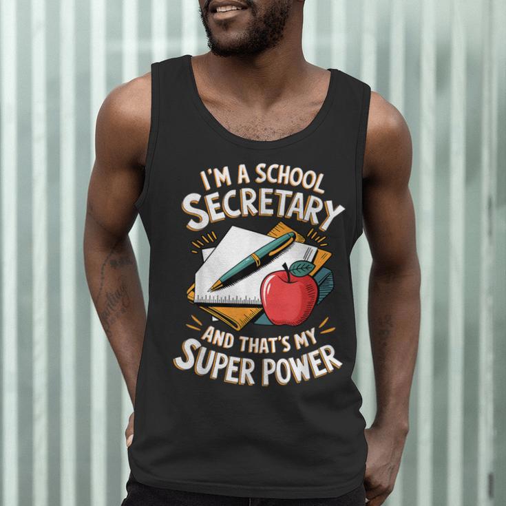 Front Office Teacher Admin Mother I'm A School Secretary Men Tank Top, novelty gifts, funny gifts Front Office Teacher Admin Mother I'm A School Secretary Men Tank Top, novelty gifts, funny gifts
