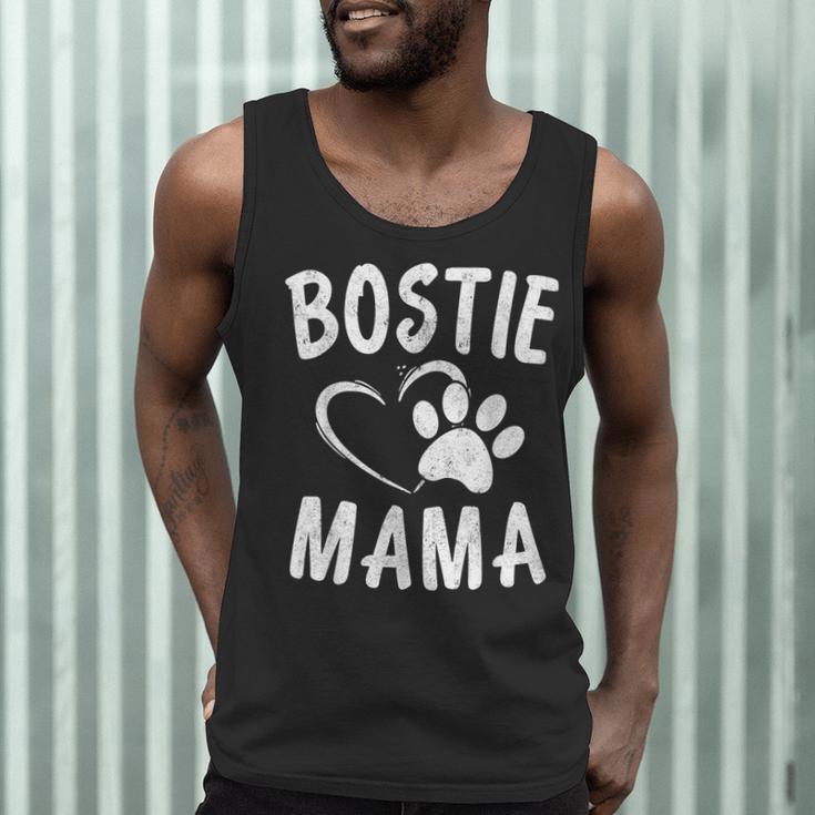 Fun Bostie Mama Dog Lover Apparel Boston Terrier Mom Men Tank Top, novelty gifts, funny gifts