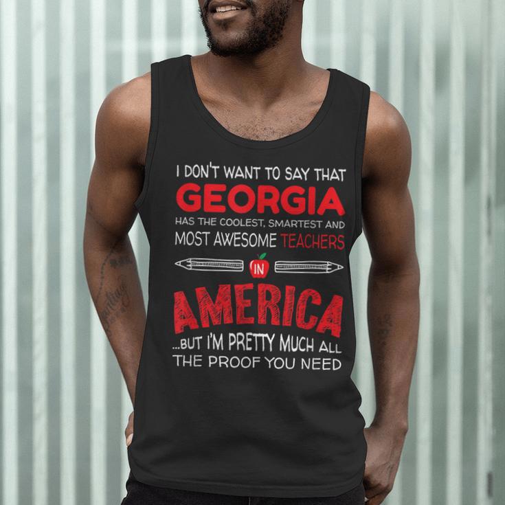 Georgia Teachers Classroom Tshirt Men Tank Top, novelty gifts, funny gifts