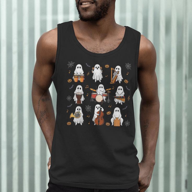 Ghost Music Teacher Halloween Musician Costume Men Tank Top, novelty gifts, funny gifts Ghost Music Teacher Halloween Musician Costume Men Tank Top, novelty gifts, funny gifts