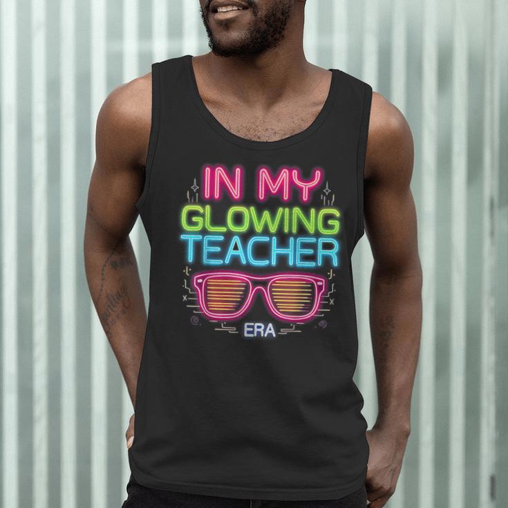 In My Glowing Teacher Era Groovy Colorful Bright Men Tank Top, novelty gifts, funny gifts In My Glowing Teacher Era Groovy Colorful Bright Men Tank Top, novelty gifts, funny gifts