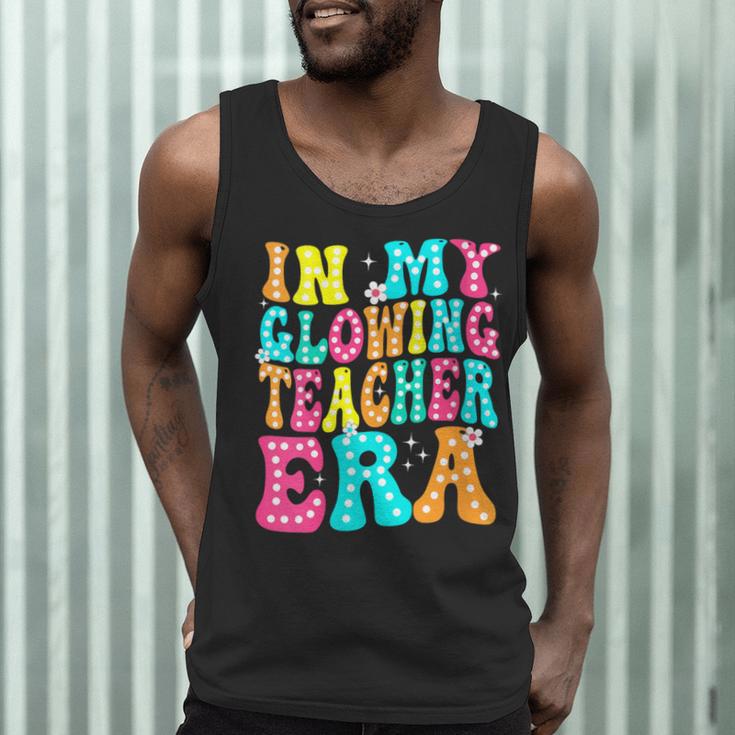 In My Glowing Teacher Era Groovy Colorful Bright Men Tank Top, novelty gifts, funny gifts In My Glowing Teacher Era Groovy Colorful Bright Men Tank Top, novelty gifts, funny gifts