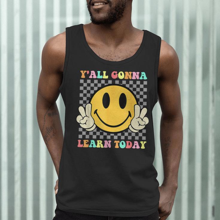 You All Gonna Learn Today Shirt Retro Groovy Teacher Life Men Tank Top, novelty gifts, funny gifts You All Gonna Learn Today Shirt Retro Groovy Teacher Life Men Tank Top, novelty gifts, funny gifts