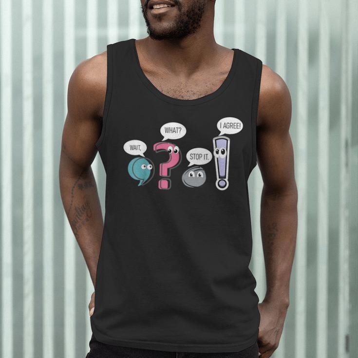Grammar TeacherWait What Stop It I Agree Men Tank Top, novelty gifts, funny gifts Grammar TeacherWait What Stop It I Agree Men Tank Top, novelty gifts, funny gifts