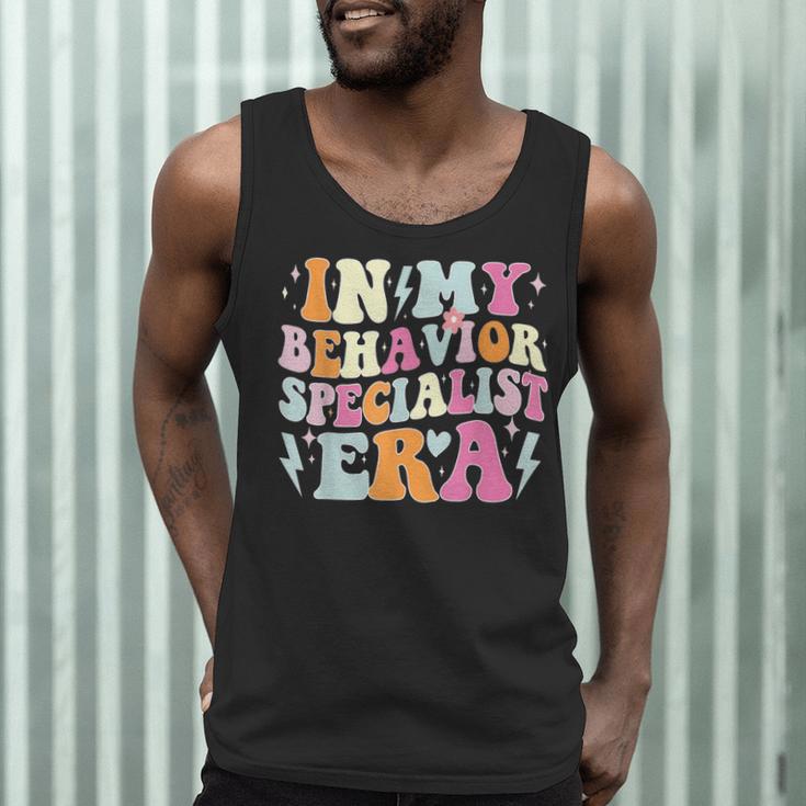 Groovy In My Behavior Specialist Era Behavior Teachers Men Tank Top, novelty gifts, funny gifts Groovy In My Behavior Specialist Era Behavior Teachers Men Tank Top, novelty gifts, funny gifts