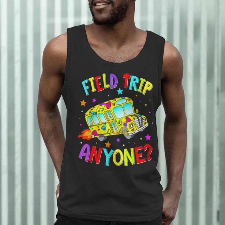 Groovy Field Trip Anyone Happy Field Day For Teachers Kids Men Tank Top, novelty gifts, funny gifts Groovy Field Trip Anyone Happy Field Day For Teachers Kids Men Tank Top, novelty gifts, funny gifts
