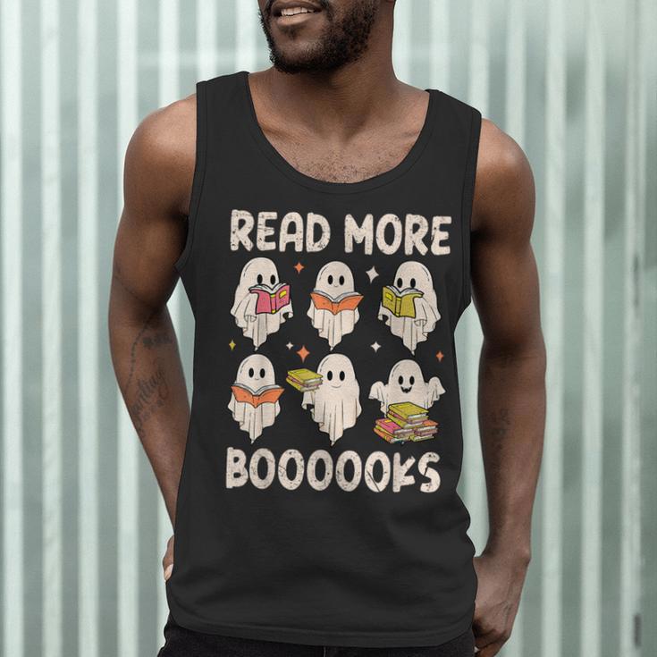 Groovy Halloween Ghost Read More Boooooks Librarian Teacher For Men Women Kids Men Tank Top, novelty gifts, funny gifts Groovy Halloween Ghost Read More Boooooks Librarian Teacher For Men Women Kids Men Tank Top, novelty gifts, funny gifts