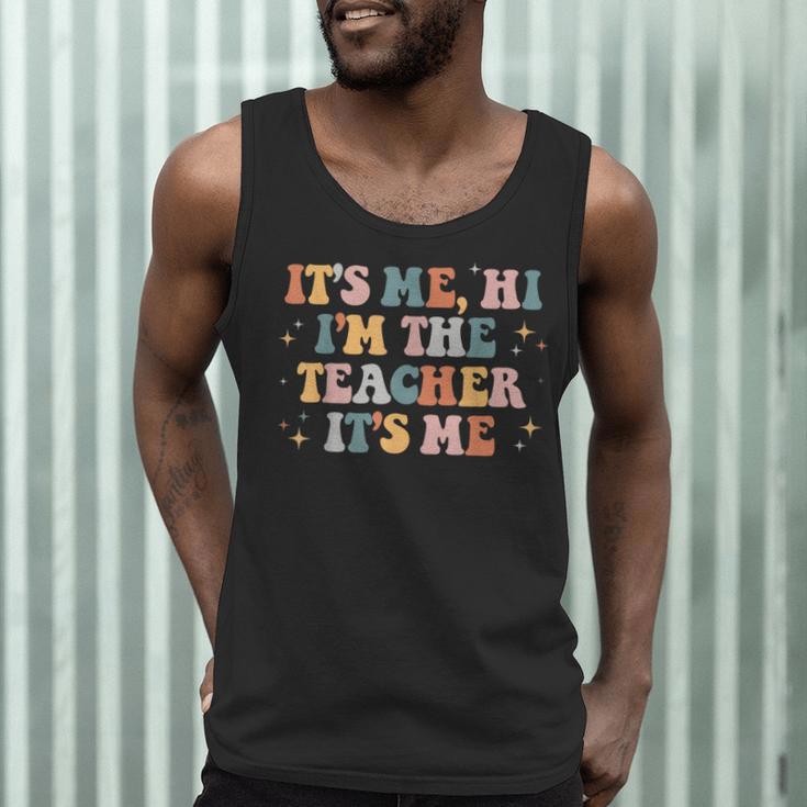 Groovy Its Me Hi Im The Teacher It’s Me Back To School Men Tank Top, novelty gifts, funny gifts Groovy Its Me Hi Im The Teacher It’s Me Back To School Men Tank Top, novelty gifts, funny gifts