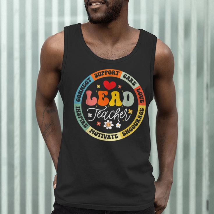 Groovy Lead Teacher Appreciation Back To School Men Tank Top, novelty gifts, funny gifts Groovy Lead Teacher Appreciation Back To School Men Tank Top, novelty gifts, funny gifts