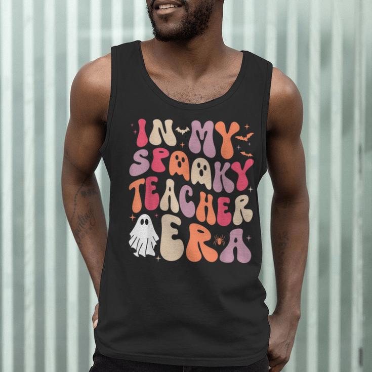 Groovy In My Spooky Teacher Era Halloween Party Boo Men Tank Top, novelty gifts, funny gifts Groovy In My Spooky Teacher Era Halloween Party Boo Men Tank Top, novelty gifts, funny gifts