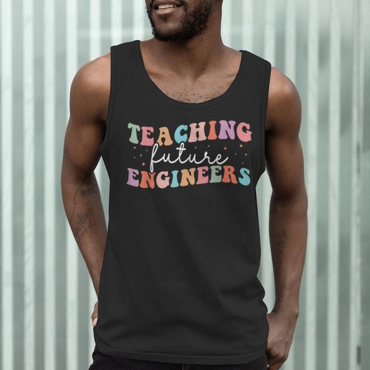 Groovy Teaching Future Engineers Teacher Engineering School Men Women Men Tank Top, novelty gifts, funny gifts Groovy Teaching Future Engineers Teacher Engineering School Men Women Men Tank Top, novelty gifts, funny gifts