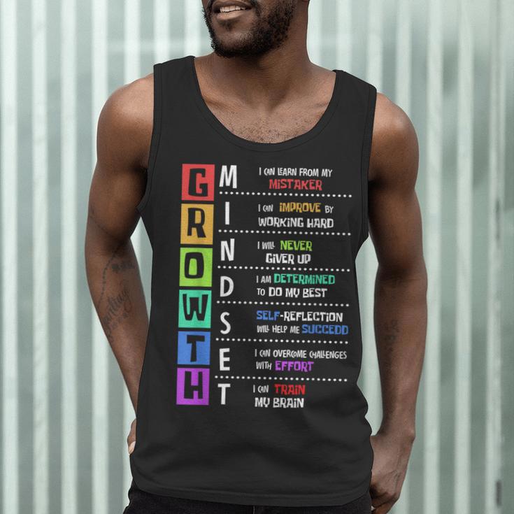 Growth Mindset Positive Motivational Classroom Teacher Learn Men Tank Top, novelty gifts, funny gifts Growth Mindset Positive Motivational Classroom Teacher Learn Men Tank Top, novelty gifts, funny gifts