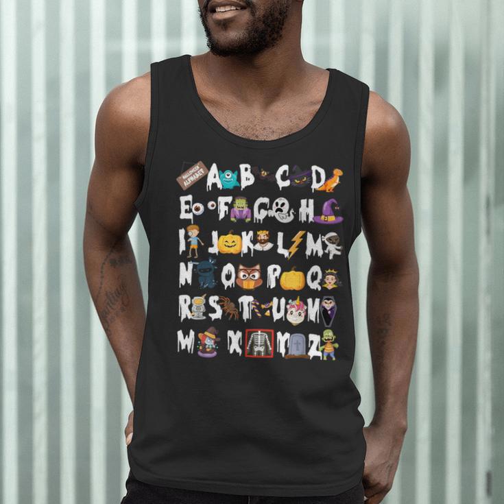 Halloween Alphabet ABCs Learning Kindergarten Teacher Men Women Kids Men Tank Top, novelty gifts, funny gifts Halloween Alphabet ABCs Learning Kindergarten Teacher Men Women Kids Men Tank Top, novelty gifts, funny gifts