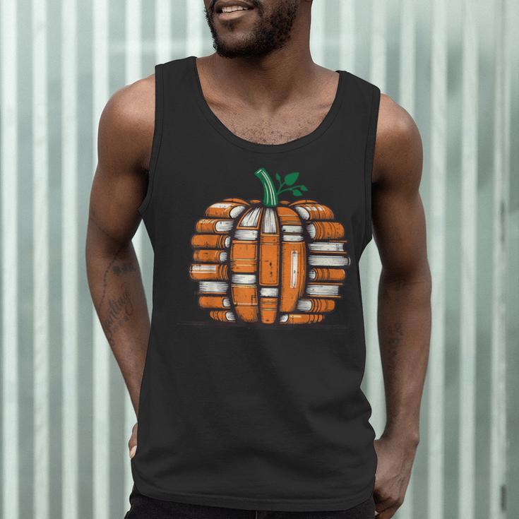 Halloween Books Pumpkin Reading Teacher Fall Men Women Men Tank Top, novelty gifts, funny gifts Halloween Books Pumpkin Reading Teacher Fall Men Women Men Tank Top, novelty gifts, funny gifts