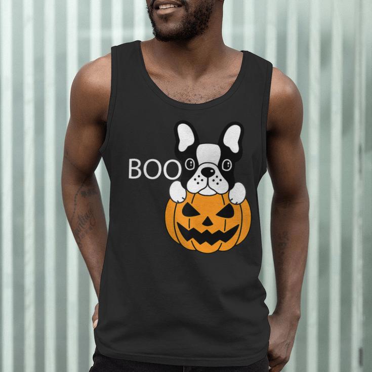 The Halloween Boston Terrier Men Tank Top, novelty gifts, funny gifts