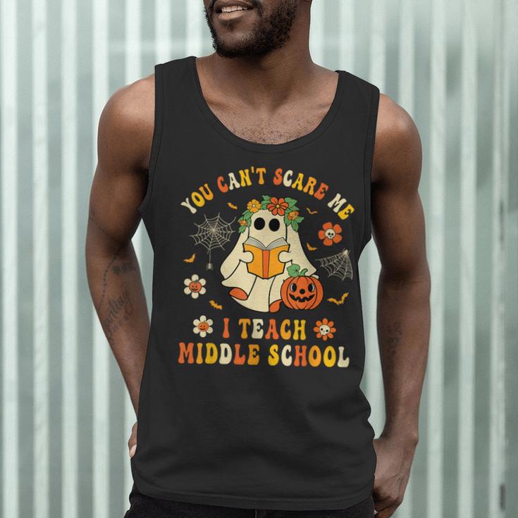 Halloween You Can't Scare Me I Teach Middle School Teacher Men Tank Top, novelty gifts, funny gifts Halloween You Can't Scare Me I Teach Middle School Teacher Men Tank Top, novelty gifts, funny gifts