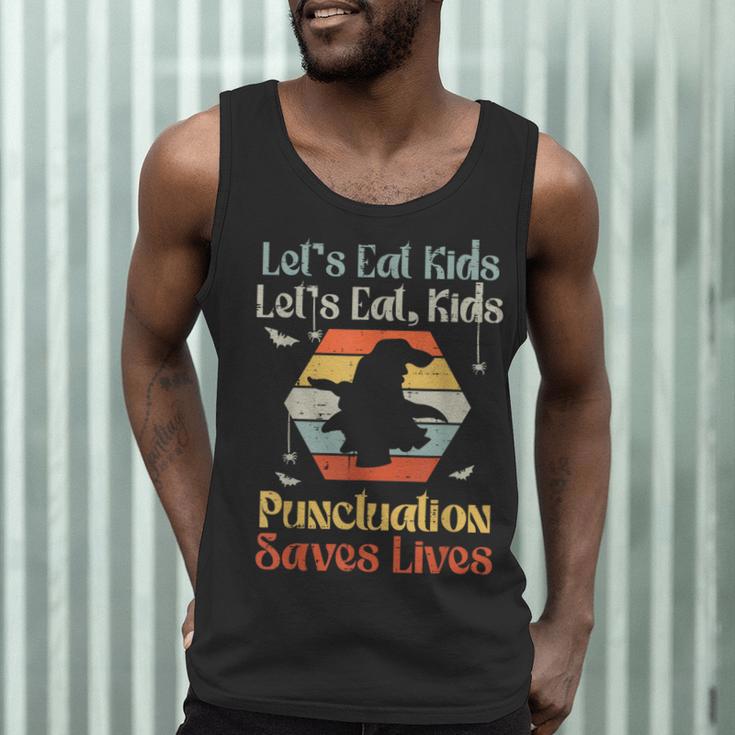 Halloween Lets Eat Kids English Teacher Costume Women Men Tank Top, novelty gifts, funny gifts Halloween Lets Eat Kids English Teacher Costume Women Men Tank Top, novelty gifts, funny gifts