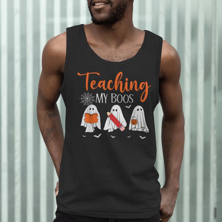 Halloween Ghost Teachers Teaching My Boos Costume Women Men Men Tank Top, novelty gifts, funny gifts Halloween Ghost Teachers Teaching My Boos Costume Women Men Men Tank Top, novelty gifts, funny gifts