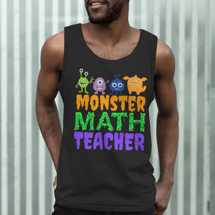 Halloween Monster Math Teacher Men Women Men Tank Top, novelty gifts, funny gifts